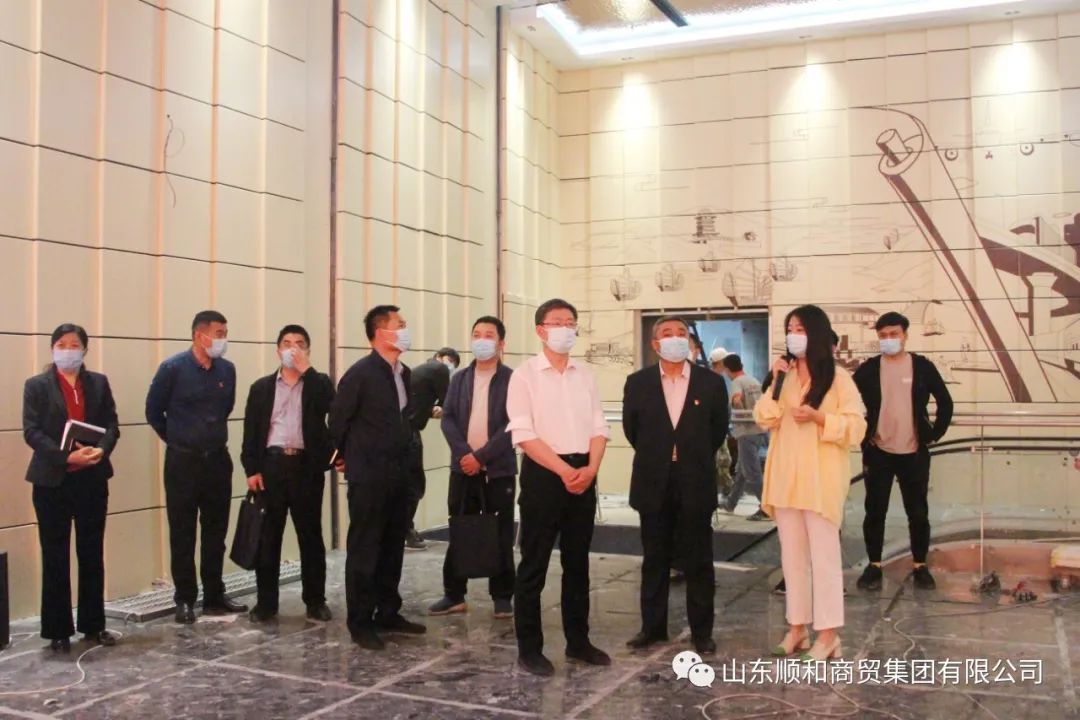 兰山区委常委、组织部部长刘元迅一行莅临国际智慧物流园调研快递物流行业党建工作